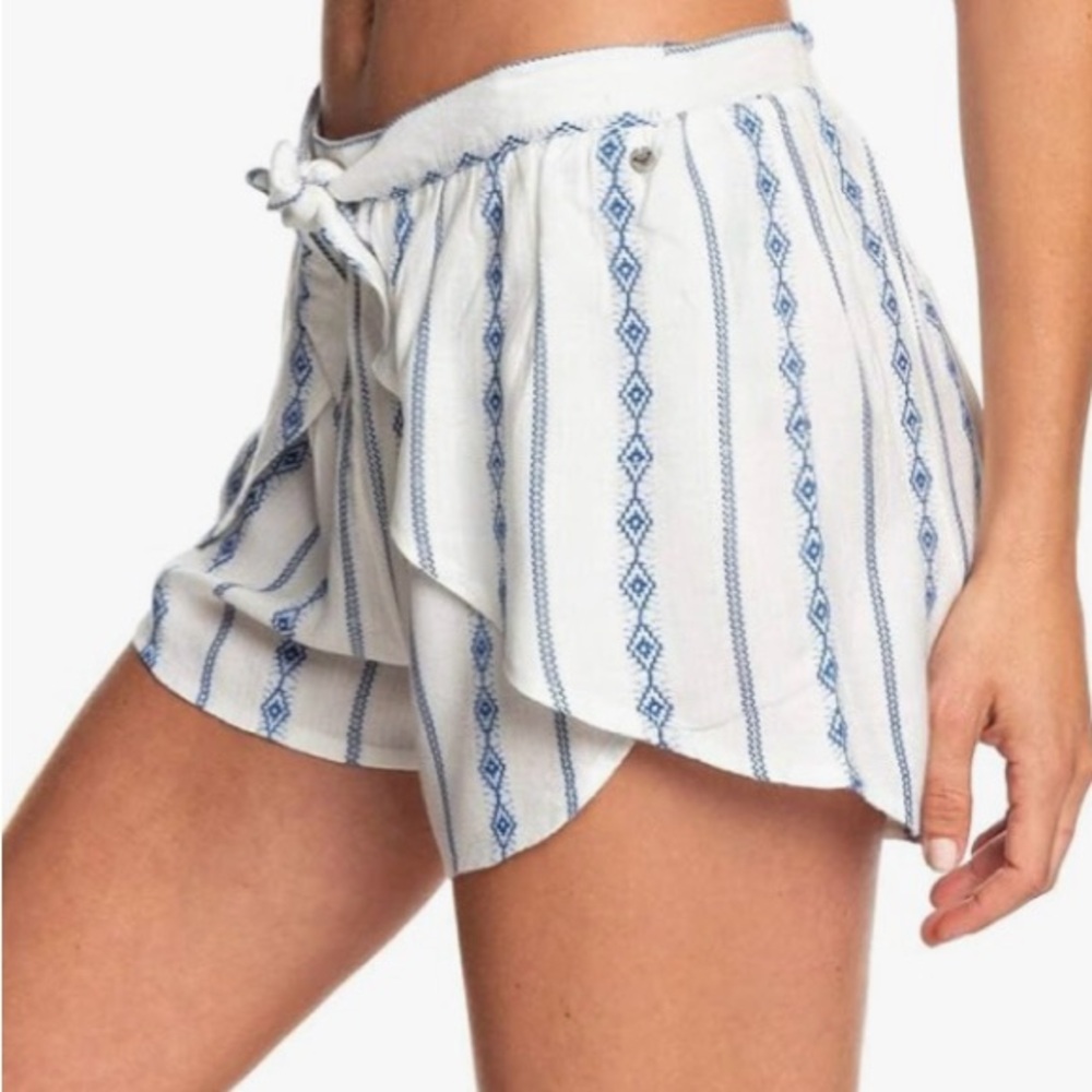 Roxy tie-front shorts